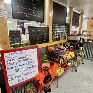 Daily specials board