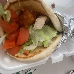 Chicken Strip Pita