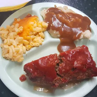 Meatloaf plate