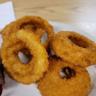 Onion rings instead of fries