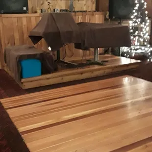 Stage, live music,  karaoke