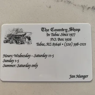 Business card