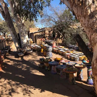 Pots galore