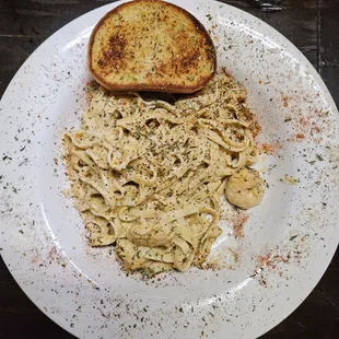 Cajun shrimp Alfredo