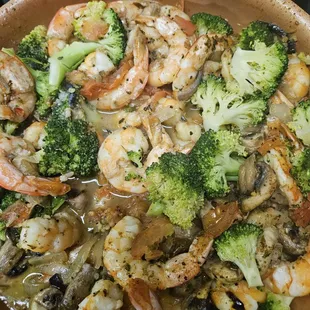 shrimp and broccoli