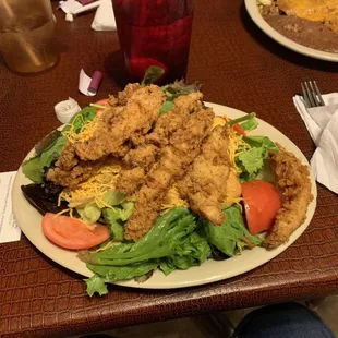 Fried Chicken Salad
