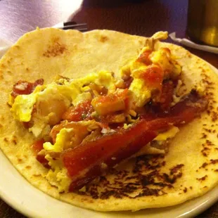 Potatoe bacon and egg