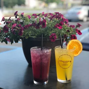 Outdoor Drinks on the patio