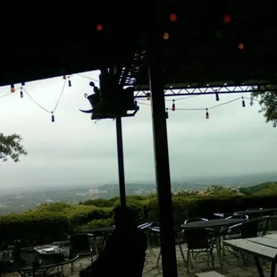 The view from the patio