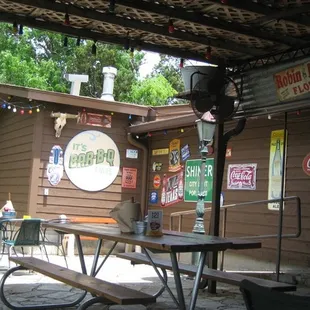 the back patio