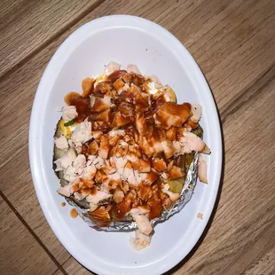Baked Potato with Turkey