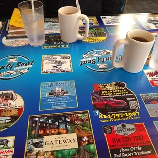 Late breakfast with the hubbs on our road trip escape from reality.