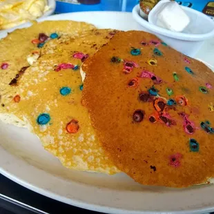 M&amp;M pancakes--HUGE! :-O