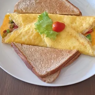Vegetarian omelet