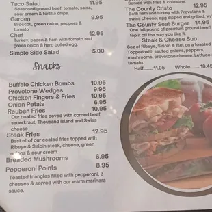 menu, soups and chowder