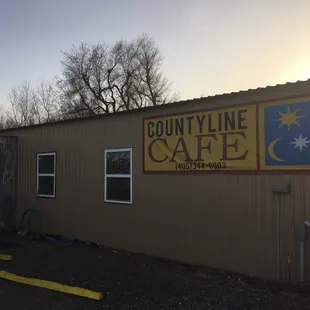 the outside of the building