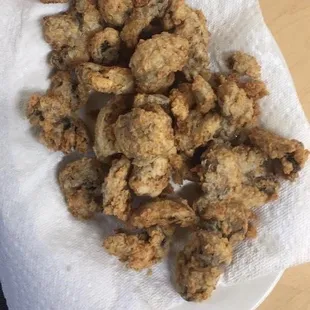 a plate of fried chicken