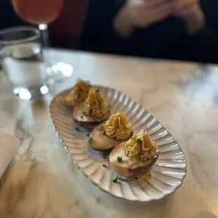 deviled tea eggs