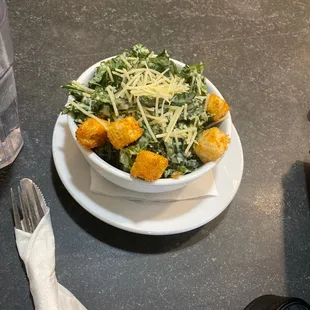 Kale ceasar salad