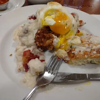 Fried Chicken and Biscuit