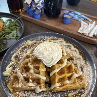 Sweet potato waffles