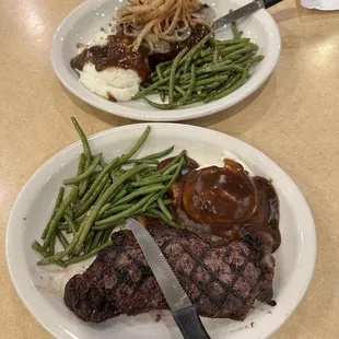 Our delicious entrées cooked to our liking.