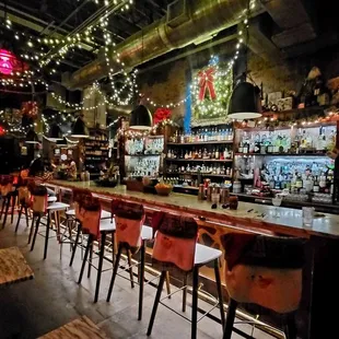 the interior of a restaurant