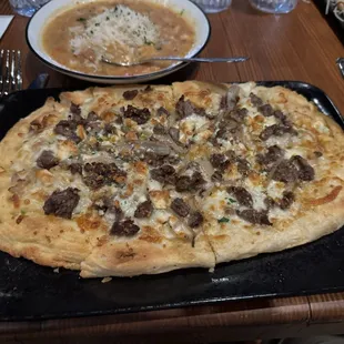Black and Blue Flatbread