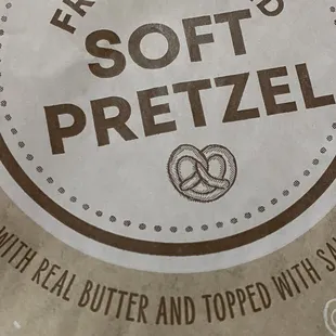 a bag of soft pretzel