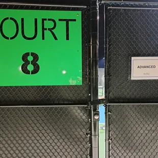 Courts 7-9 are designated for Advanced players. These pickleball courts are farthest from the parking lot and built on the highest ground.