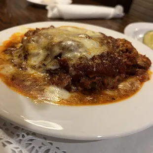 Homemade lasagna with house made sauce