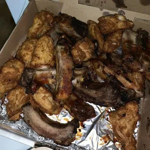 How the wings and ribs were sent