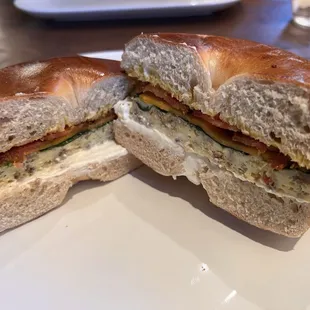 Breakfast bagel