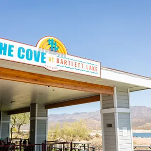 the entrance to the cove at bartlett lake