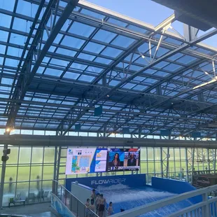 Plenty of screens to watch the game