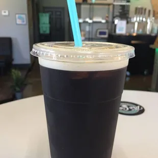 Nitro brewed coffee, so smooth!