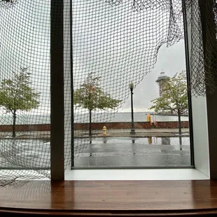 View of the bay from the window