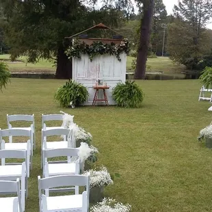 Outdoor wedding