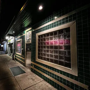 outside