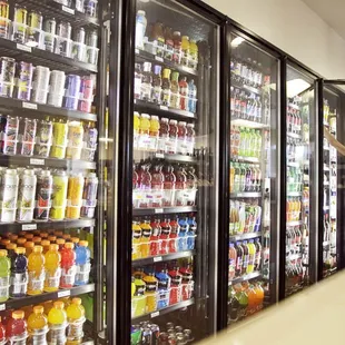 Huge drink selection