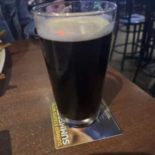 Black lager on nitro. 7/10