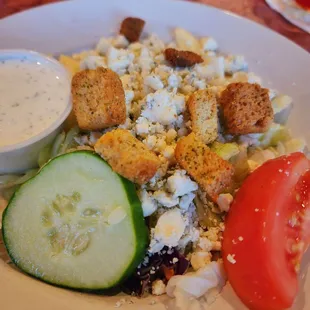 Salad with Bleu cheese
