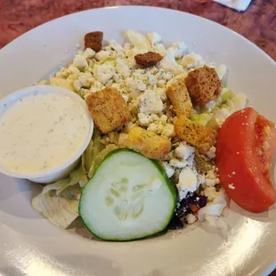 Salad with Bleu cheese