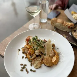 Gnocchi dish, very good!