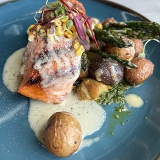 Wood Grilled Ora King Salmon