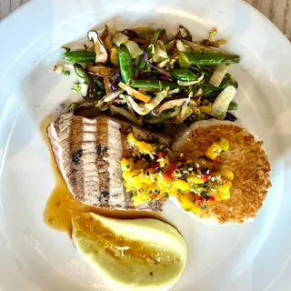 Wood Grilled Rare Ahi Tuna