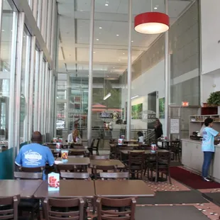 the interior of the deli