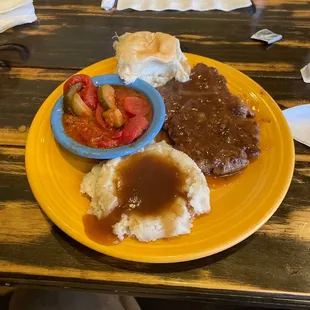 Daily special Salisbury steak $7.99