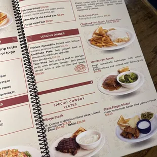 sushi and sashimi, menu