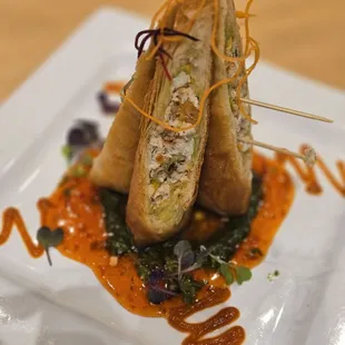 Lobster &amp; Crab Spring Rolls